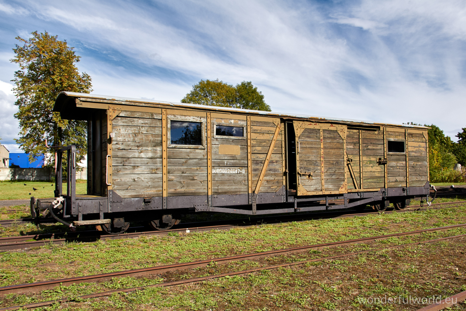 a wagon in Ełk_
